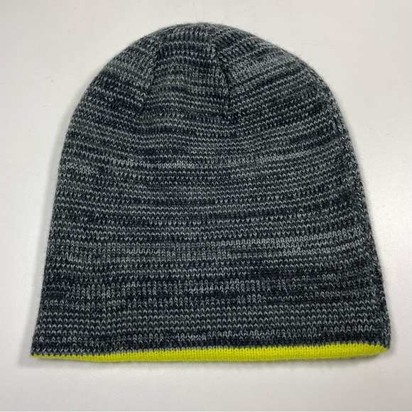 Accessory Innovations Reversible Heather Gray/neon yellow Beanie - Picture 3 of 8